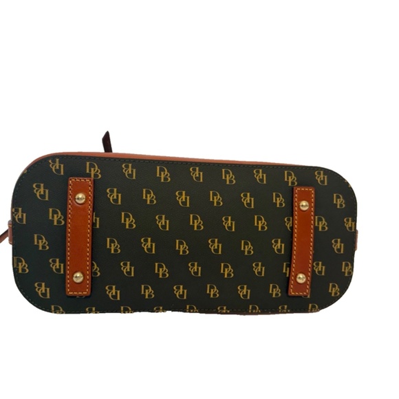 Dooney & Bourke Gretta Domed Zip Satchel – Water-Repellent Coated Fabric - Picture 4 of 8